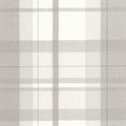 Papier peint intissé Tartan Touch gris duvet - Tailor Made - Casadeco - MADE202059418