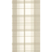 Papier peint intissé Tartan Touch beige ficelle - Tailor Made - Casadeco - MADE202051591