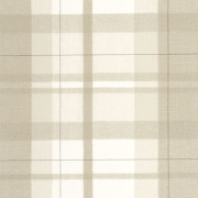 Papier peint intissé Tartan Touch beige ficelle - Tailor Made - Casadeco - MADE202051591