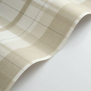 Papier peint intissé Tartan Touch beige ficelle - Tailor Made - Casadeco - MADE202051591