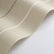 Papier peint intissé Plaid Line beige lin - Tailor Made - Casadeco - MADE202041915