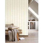 Papier peint intissé Plaid Line beige sable - Tailor Made - Casadeco - MADE202041430