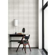 Papier peint intissé Smooth Grid gris duvet - Tailor Made - Casadeco - MADE202039111
