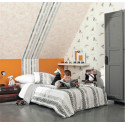 Papier peint Rayure Drive noir - ONLY BOYS - Caselio - OLB64839000