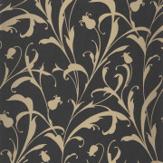 Papier peint intissé Opaline noir fusain - Elixir - Casadeco - EXIR202009277