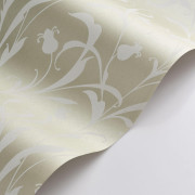 Papier peint intissé Opaline vert amande - Elixir - Casadeco - EXIR202007129