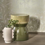 Papier peint intissé Opaline vert amande - Elixir - Casadeco - EXIR202007129