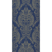 Papier peint intissé Quintessence bleu de Prusse - Elixir - Casadeco - EXIR201996982