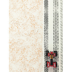 Papier peint Splash orange - ONLY BOYS - Caselio - OLB64863025