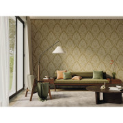Papier peint intissé Quintessence bronze - Elixir - Casadeco - EXIR201992849