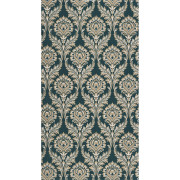 Papier peint intissé Hypnose bleu paon - Elixir - Casadeco - EXIR201986666