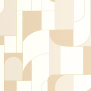 Papier peint vinyle sur intissé Achille blanc beige - Maison Siméon - Caselio - MSI107390387
