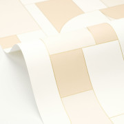 Papier peint vinyle sur intissé Achille blanc beige - Maison Siméon - Caselio - MSI107390387