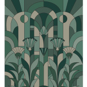 Panoramique intissé Eugénie vert - 250X250cm - Maison Siméon - Caselio - MSI107457506