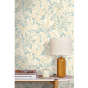 Papier peint vinyle sur intissé Kaléa bleu doux - Éléa - Caselio - ELEA107366006