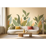 Panoramique intissé Luméa vert - 400X310cm - Éléa - Caselio -  ELEA107387212