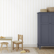 Papier peint intissé Fines Rayures beige - Sweet Dreams - Ugépa - N05702