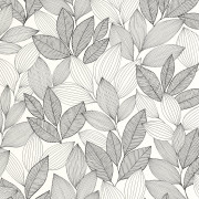 Papier peint vinyle sur intissé Little Botanica noir et blanc - Moonlight 3 - Caselio - MNL3107150945