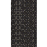 Papier peint vinyle sur intissé Hexaline noir or - Moonlight 3 - Caselio - MNL3107139921