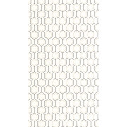 Papier peint vinyle sur intissé Hexaline noir blanc or - Moonlight 3 - Caselio - MNL3107130937