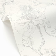 Papier peint vinyle sur intissé Silent Garden noir et blanc - Moonlight 3 - Caselio - MNL3107070932