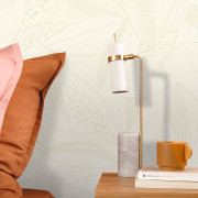 Papier peint expansé sur intissé Natura blanc craie - Moonlight 3 - Caselio - MNL3106040000