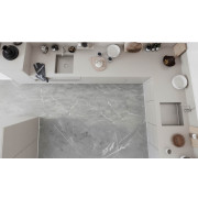 Sol PVC - Céleste 591 - Béton marbré gris - Bingo - Essential - IVC - rouleau 4M