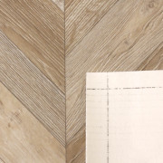 Sol PVC - Pamera 537 parquet chevron Pointe de Hongrie chêne miel - Loft - IVC - rouleau 4M