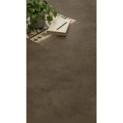 Sol PVC - Pinnacles 545 - Béton marron foncé - Bingo - Essential - IVC - rouleau 3M