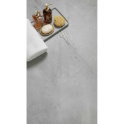 Dalle PVC clipsable sous-couche intégrée - Béton gris - Origine - Mildecor