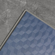 Dalle PVC clipsable sous-couche intégrée - Graphite gris foncé - Origine - Mildecor