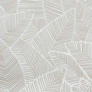 Papier peint vinyle sur intissé Leaf taupe blanc - Basiques - Ugépa - 101372325