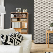 Papier peint vinyle sur intissé BRICK mur de brique gris - Horizons - Ugépa - L57117