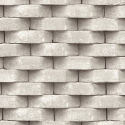 Papier peint vinyle sur intissé BRICK mur de brique gris - Horizons - Ugépa - L57117