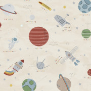 Papier peint intissé Space Aventure beige - Imagine - Lutèce - DL27596