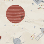 Papier peint intissé Space Aventure beige - Imagine - Lutèce - DL27596