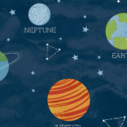 Papier peint intissé Solar System bleu - Imagine - Lutèce - DL27595