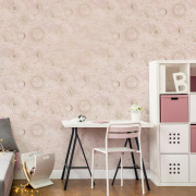 Papier peint intissé Mystic rose or - Imagine - Lutèce - DL27588