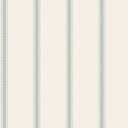 Papier peint intissé Bobbin Stripe bleu beige - Imagine - Lutèce - DL27578