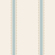 Papier peint intissé Bobbin Stripe bleu beige - Imagine - Lutèce - DL27578