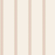 Papier peint intissé Bobbin Stripe rose beige - Imagine - Lutèce - DL27576