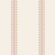 Papier peint intissé Bobbin Stripe rose beige - Imagine - Lutèce - DL27576