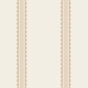 Papier peint intissé Bobbin Stripe taupe beige - Imagine - Lutèce - DL27575