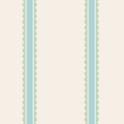 Papier peint intissé Bobbin Stripe bleu vert - Imagine - Lutèce - DL27573