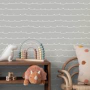 Papier peint intissé Wingle Line gris - Imagine - Lutèce - DL27570