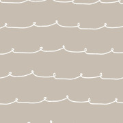 Papier peint intissé Wingle Line taupe - Imagine - Lutèce - DL27569