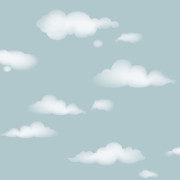 Papier peint intissé Cloudy Sky bleu - Imagine - Lutèce - DL27568