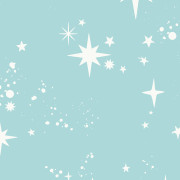 Papier peint intissé Twinkle bleu - Imagine - Lutèce - DL27567