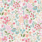 Papier peint intissé Flower Garden multicolore - Imagine - Lutèce - DL27561