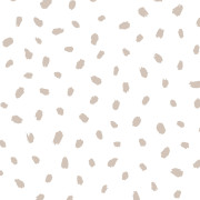 Papier peint intissé Animal Spots taupe et blanc - Imagine - Lutèce - DL27543